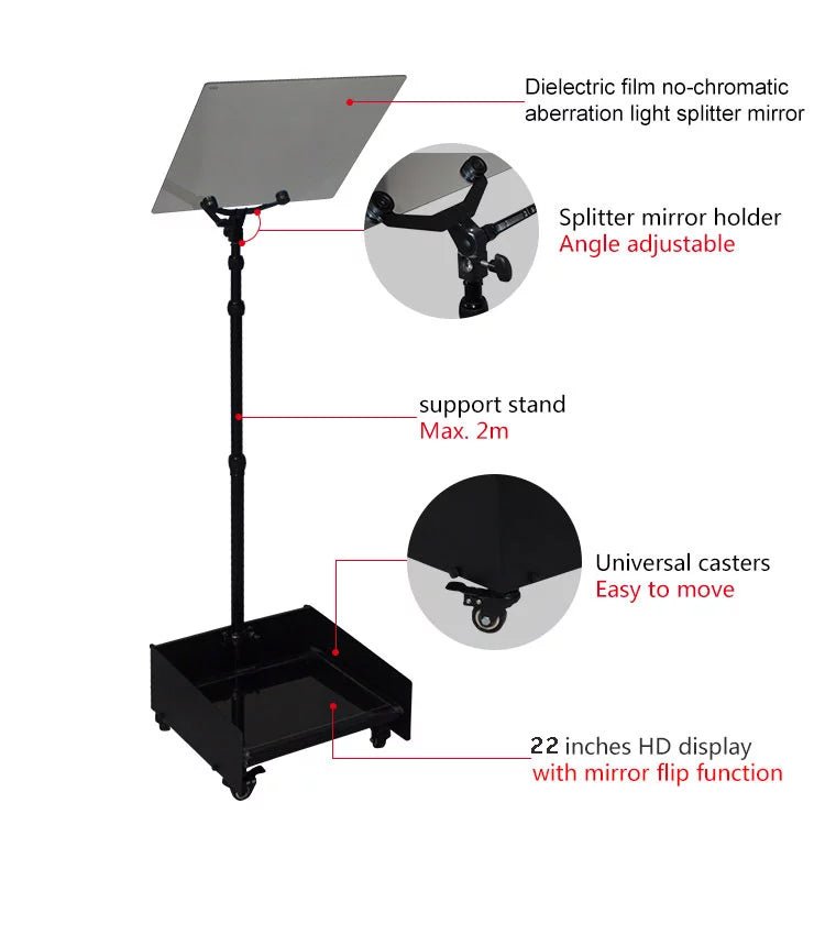 Apex Simar Presidential Speech Teleprompter 22 Inches Sale Price in the