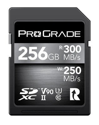 ProGrade Digital SDXC UHS-II V90 300R Memory Card (128gb / 256gb)