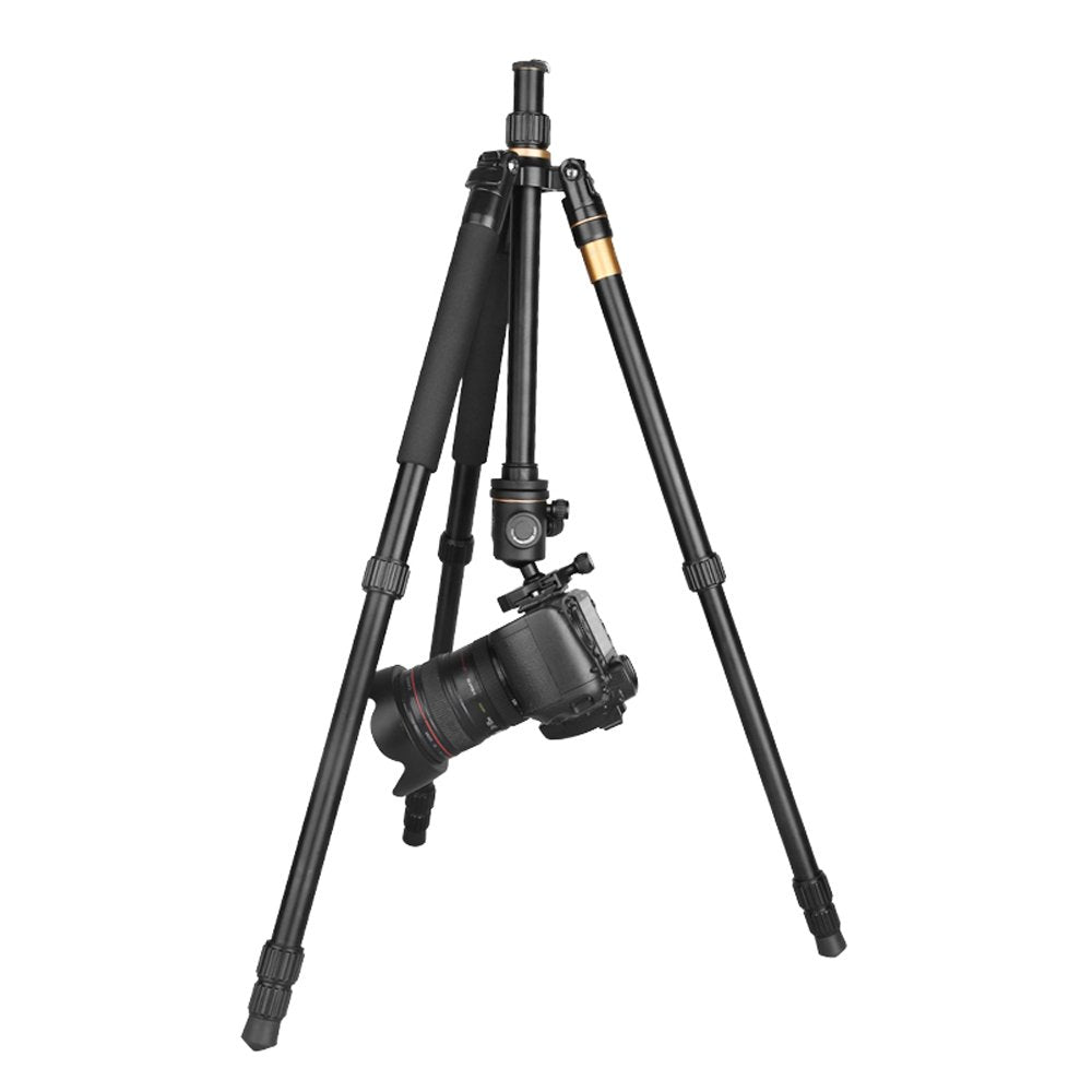 QZSD Q222 Camera Tripod Portable Aluminium Monopod Professional Tripod with Quick Release Ball Head