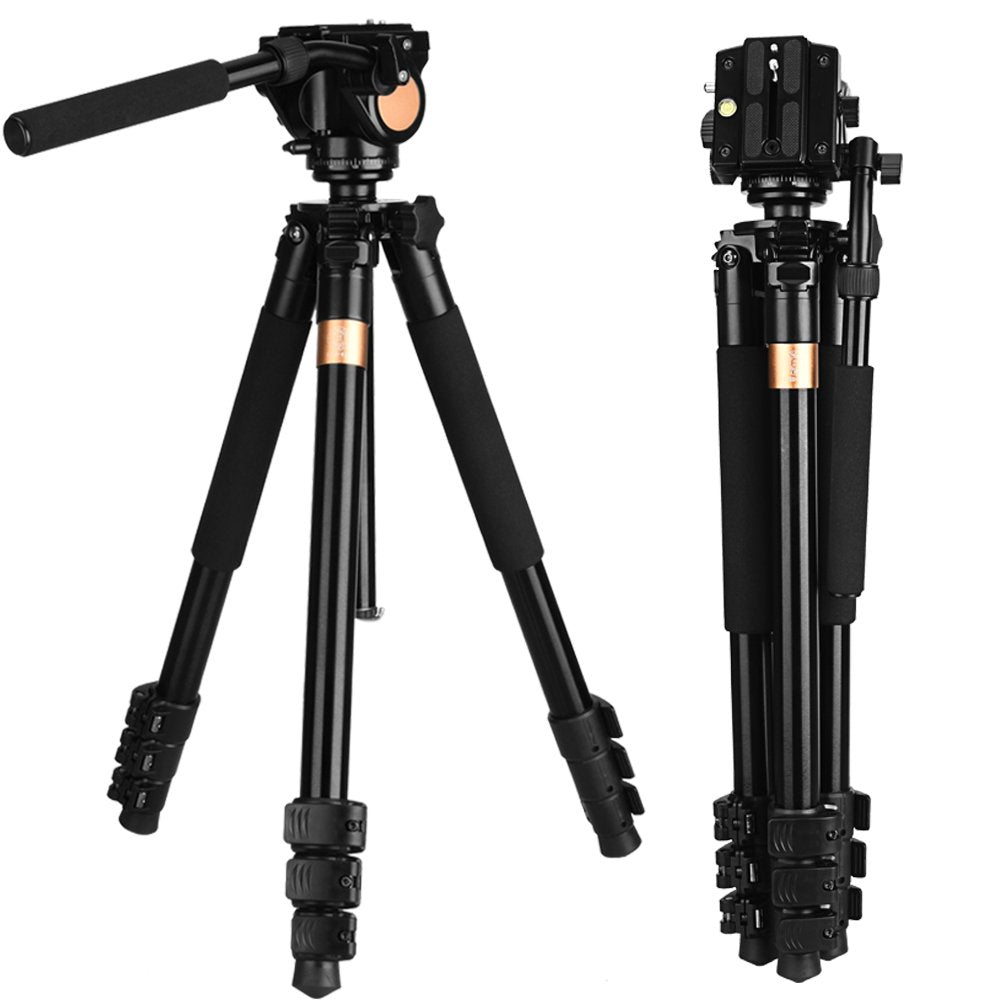 QZSD Q640 Heavy Duty 20kg Capacity Fluid Head Tripod