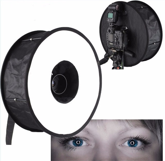 APEX Universal Speedlite Flash Ring Diffuser Softbox