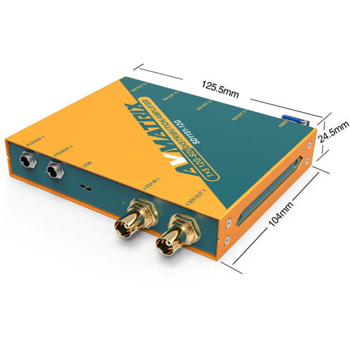 AVMatrix SD1151-12G 1×5 12G-SDI Reclocking Distribution Amplifier