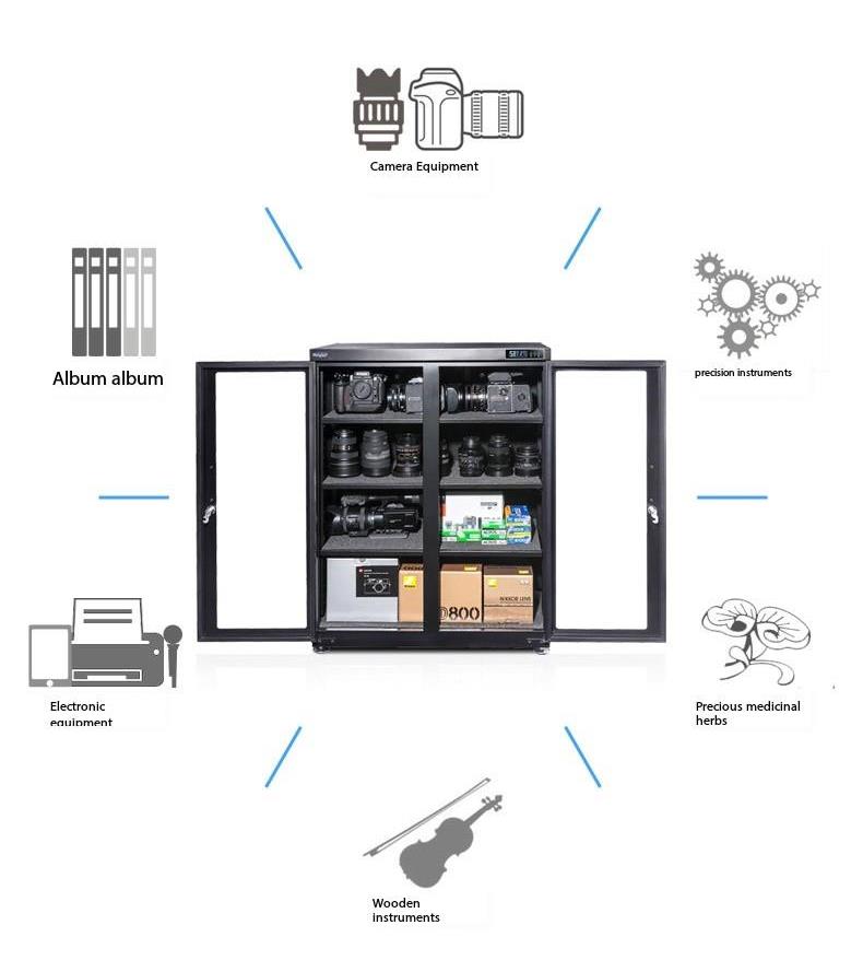 Hengkai SD250 Automatic Electronic Dry Cabinet 250 Liters