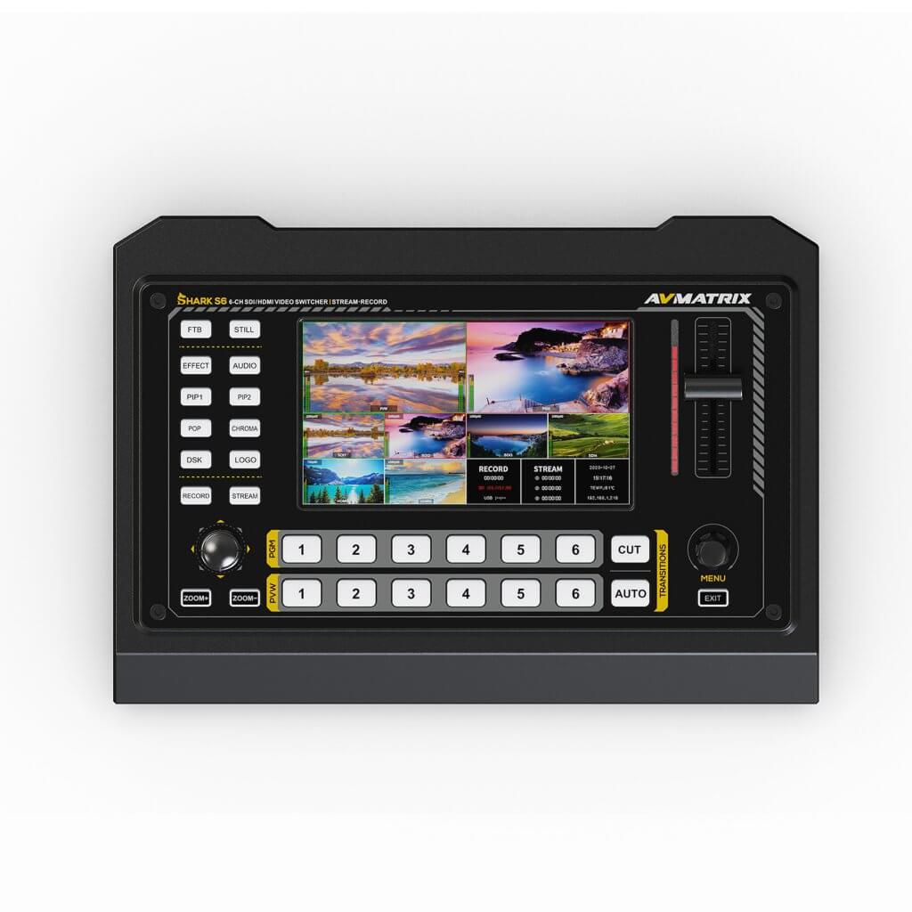 AVMatrix Shark S6 6-CH HDMI/SDI Video Switcher