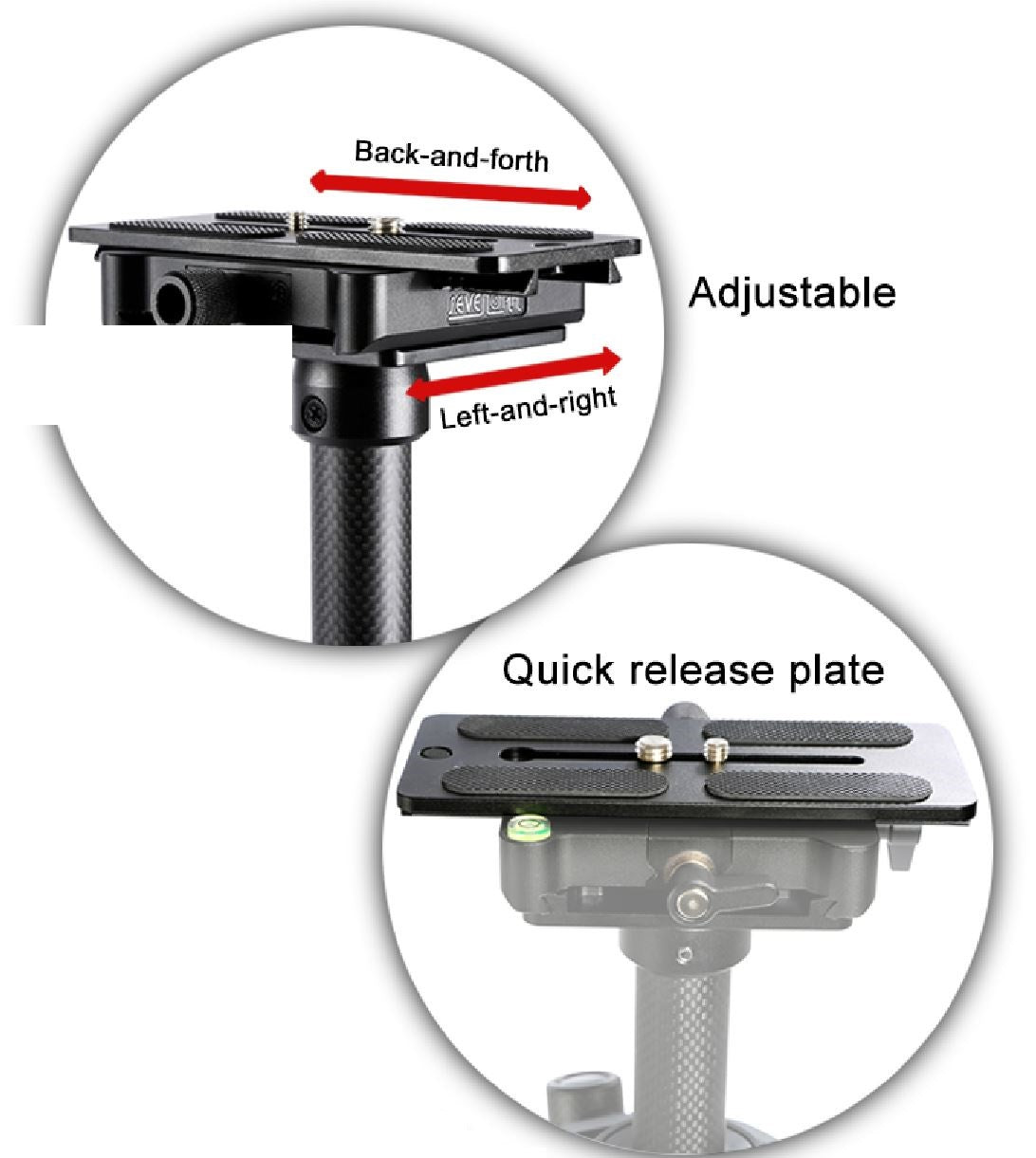 SevenOak SK-SW Pro 2 Carbon Fiber Handheld Video Stabilizer