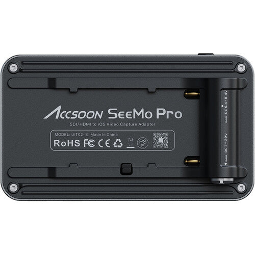 Accsoon SeeMo Pro SDI/HDMI to USB-C Video Capture Adapter for iPhone / iPad