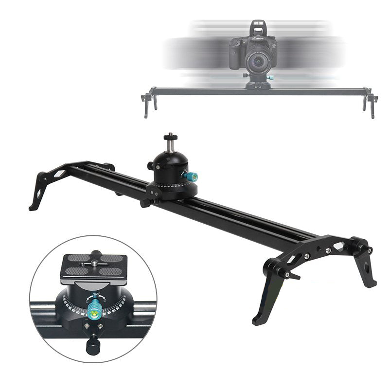 Apex 80cm Bearing Slider with Built In Ballhead and Quick Release Plate Arca Swiss Mount