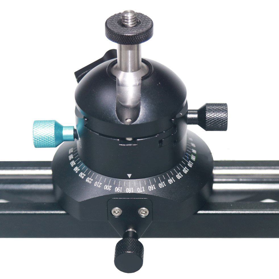 Apex 80cm Bearing Slider with Built In Ballhead and Quick Release Plate Arca Swiss Mount