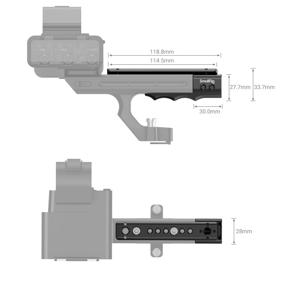 SmallRig Handle Extension Rig for Sony FX30 / FX3 XLR