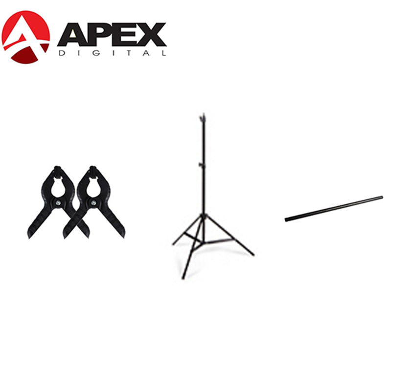 Apex T Stand Background Support Kit 150 x 240cm