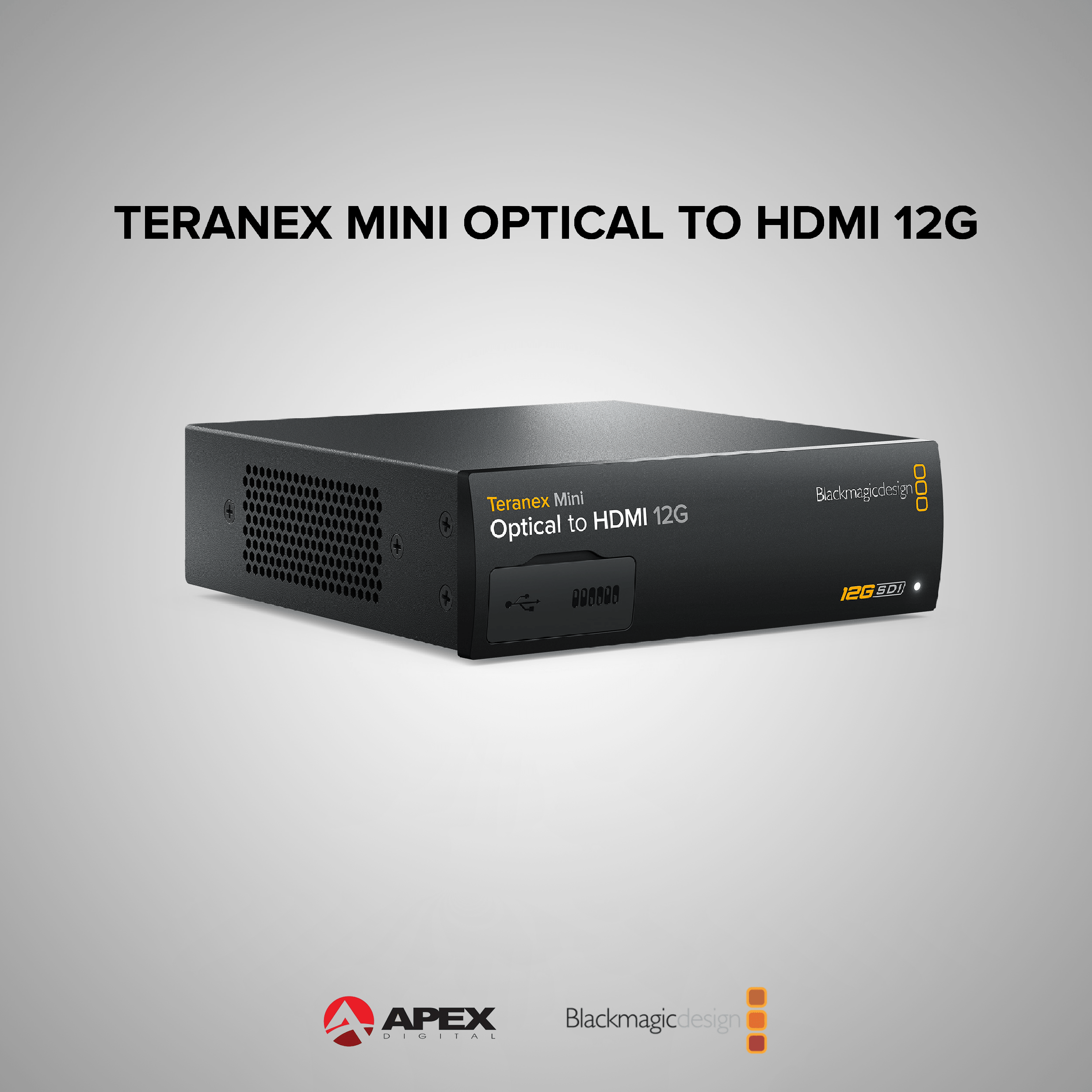 Black Magic Design CONVNTRM/MA/OPTH Teranex Mini - Optical to HDMI 12G