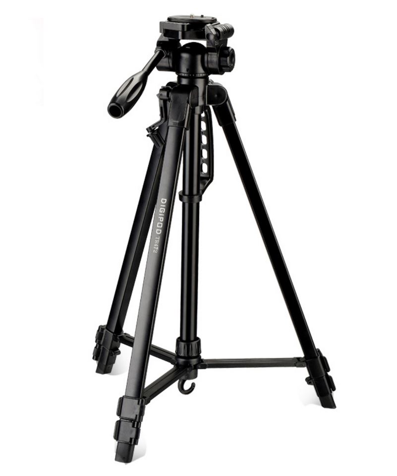 Digipod TR472 67" Professional Tripod 3 Way Panhead with Bubble Level