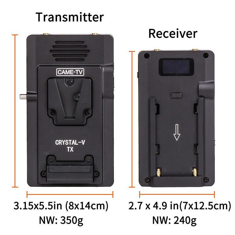 CAME-TV Crystal V Wireless HDMI SDI Transmitter and Receiver 500 Meters