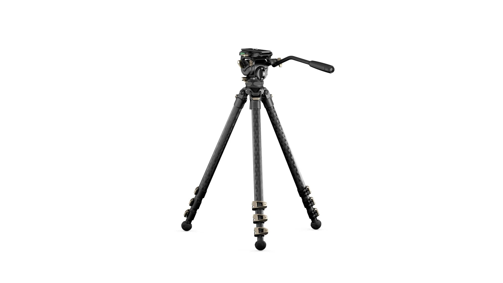 Tilta CT08 75mm Cine Fluid Head with 3-Stage Carbon Fiber Tripod Legs (8KG)