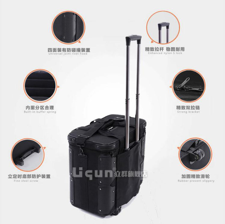 Trolley Hardcase for LED Lights and Strobes