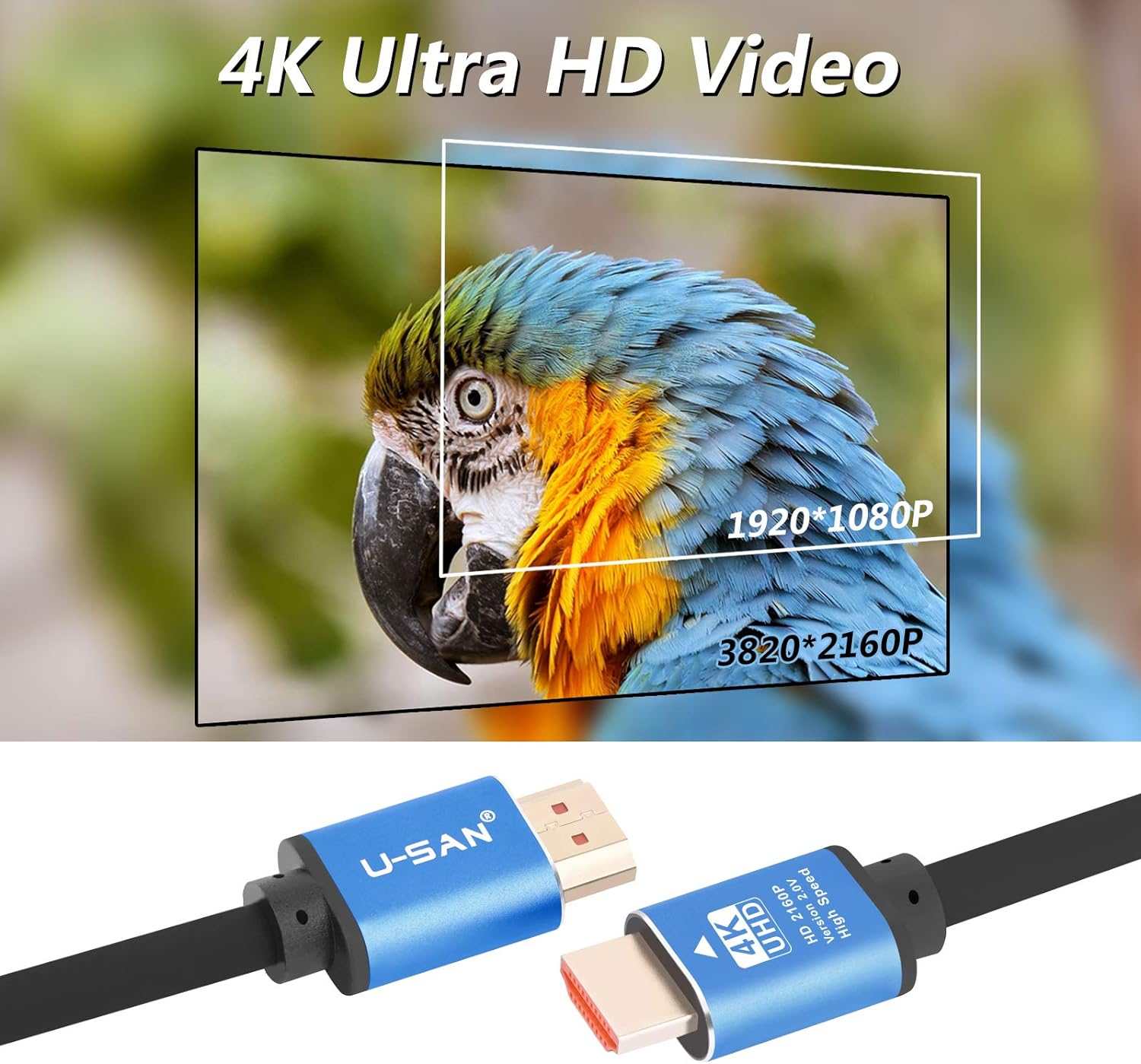 U-SAN 4K PREMIUM HIGH SPEED HDMI CABLE 2.0V