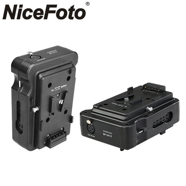 NICEFOTO BP-V01II V-MOUNT POWER BOX DUAL BATTERY ADAPTER (DC24V OUTPUT)