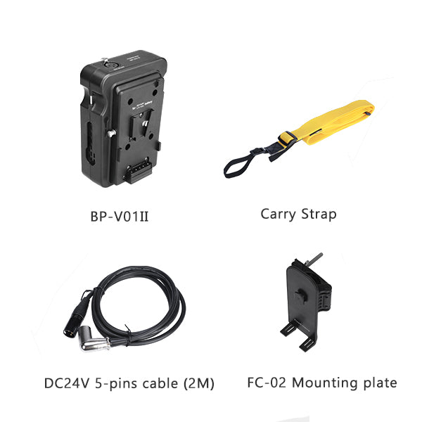 NICEFOTO BP-V01II V-MOUNT POWER BOX DUAL BATTERY ADAPTER (DC24V OUTPUT)