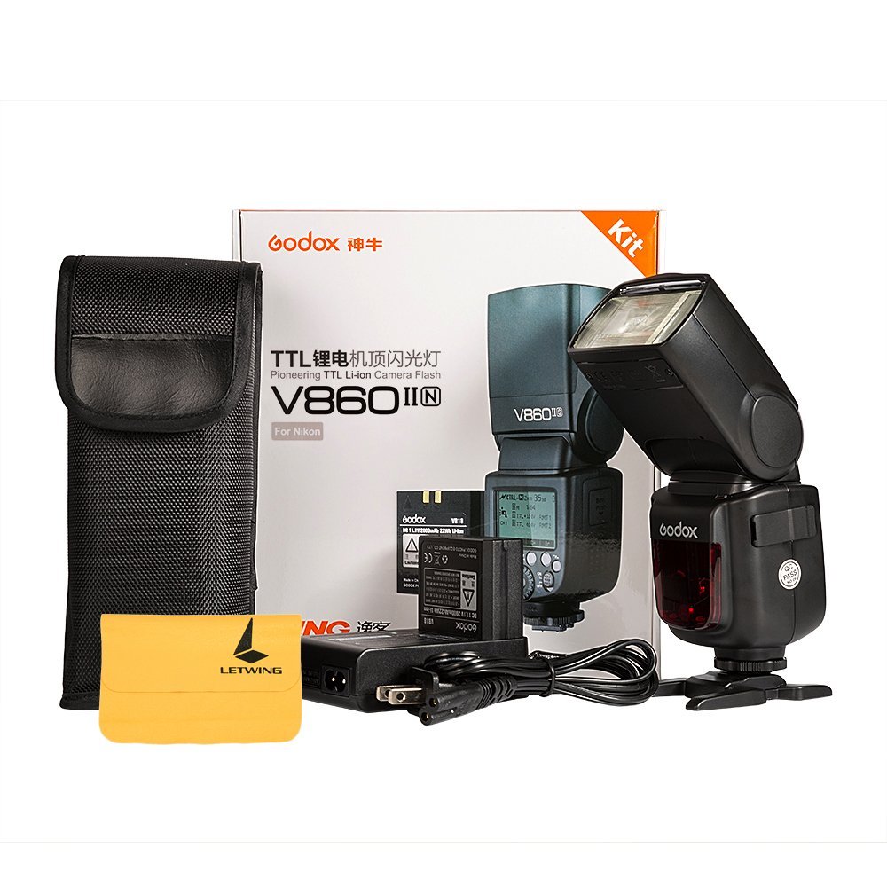 Godox V860II-N 2.4G TTL Li-on Battery Camera Flash Speedlite for Nikon