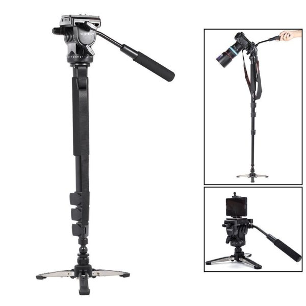 Yunteng VCT-558 Camera Tripod Monopod Unipod