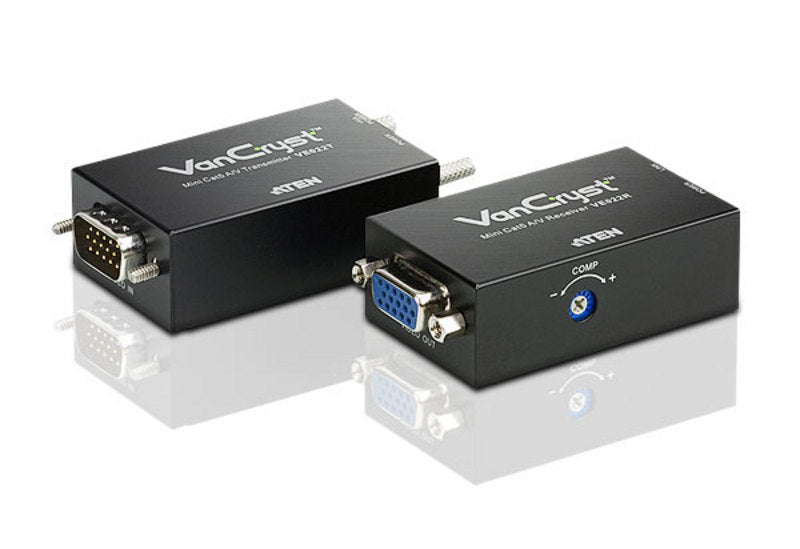 ATEN VE022 Mini VGA/Audio Cat 5 Extender (1280 x 1024@150m)