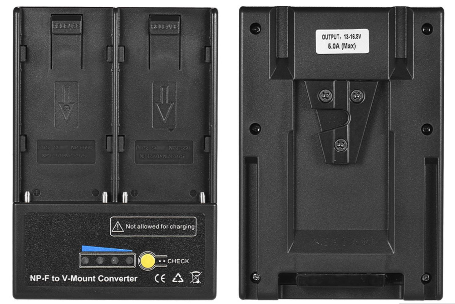 APEX NP-F to V-Mount Battery Converter Adapter