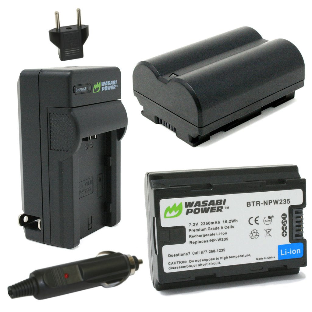 Wasabi NP-W235 BATTERY (2-PACK) AND CHARGER for Fuji