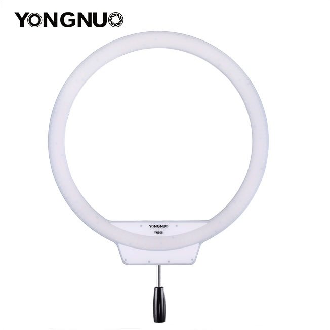 YONGNUO YN608 LED 3200-5500K Bicolor Ring Light with Wireless Remote Control Adjustment