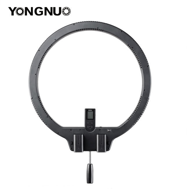 YONGNUO YN608 LED 3200-5500K Bicolor Ring Light with Wireless Remote Control Adjustment