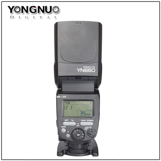 Yongnuo YN660 2.4GHz GN66 Flash Speedlite Universal Mount