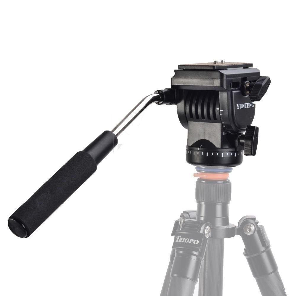 Yunteng YT-950 Tripod Action Fluid Pan Head For DSLR Video Filming