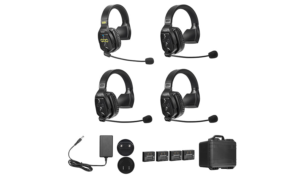 Saramonic WiTalk WT4S Full-Duplex Wireless Intercom Headset System