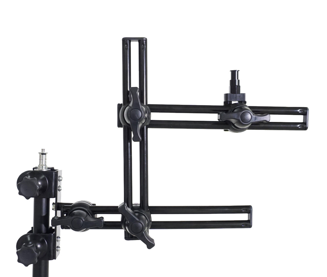 APEX 3 Section Double Articulated Arm with Dual Clamp