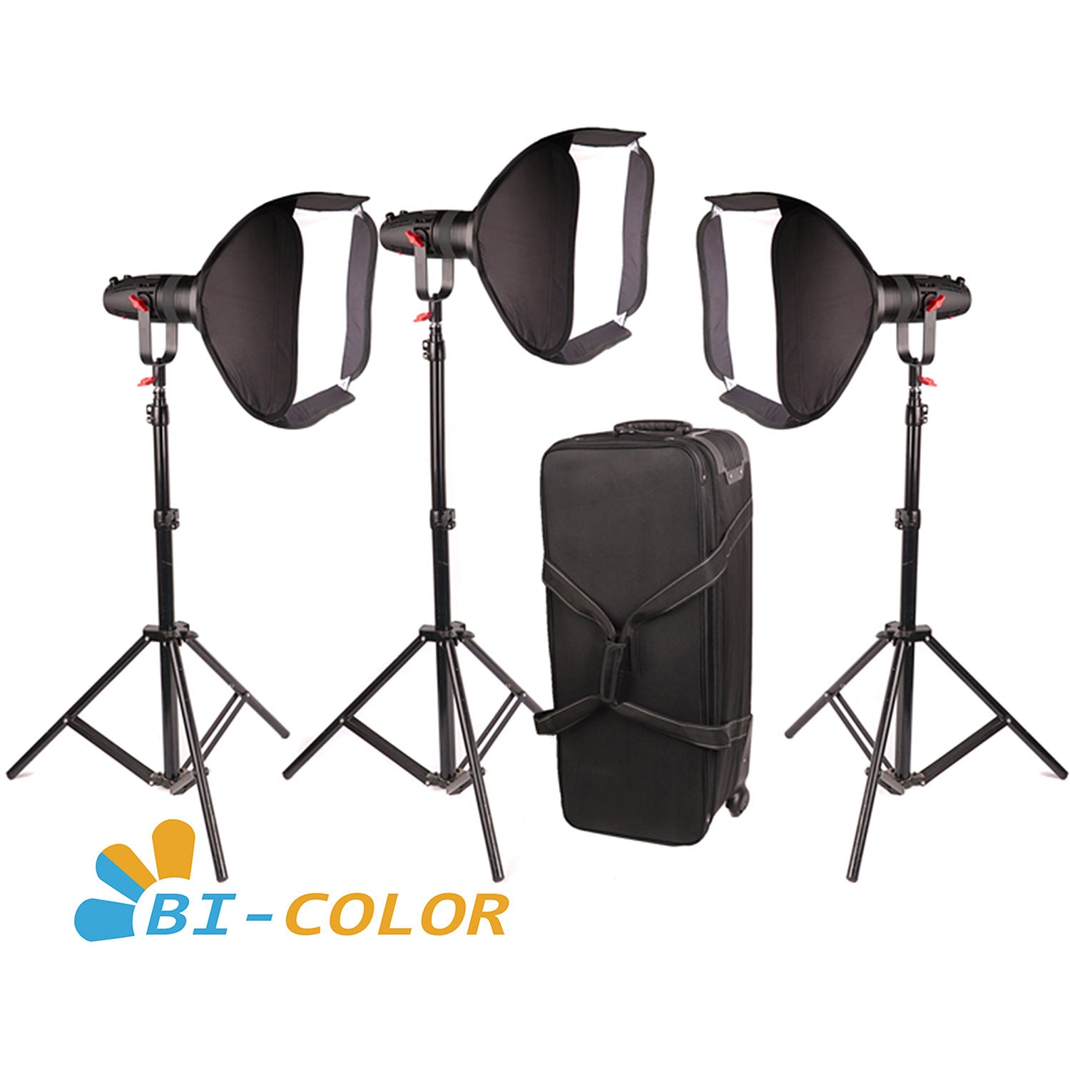 CAME-TV Boltzen 55w Fresnel Focusable LED Bi-color 3pcs Package