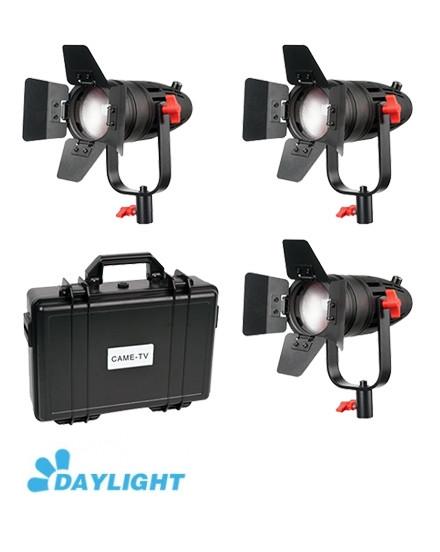 CAME-TV Boltzen 30w Fresnel Fanless Focusable LED Daylight 3pcs Kit