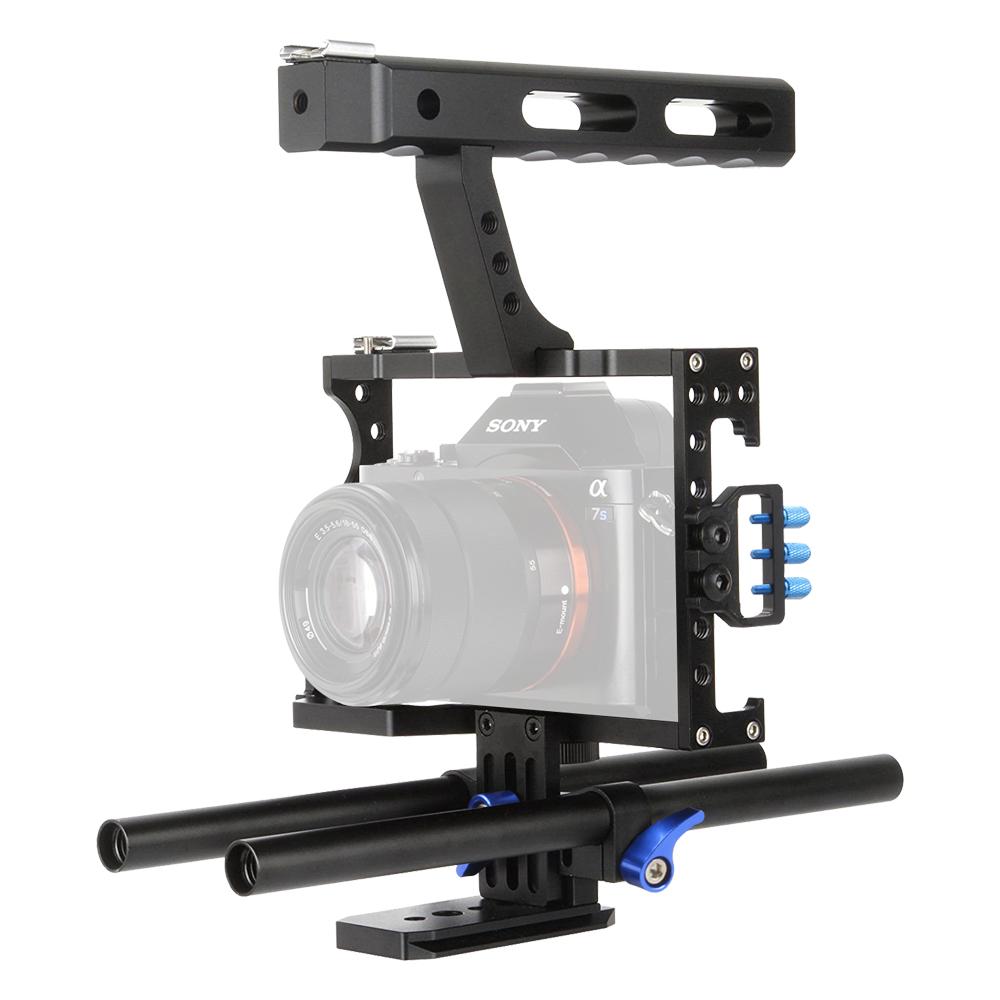 APEX Camera Cage for GH4, A7S, A7, A7R, A7Rii, A7Sii