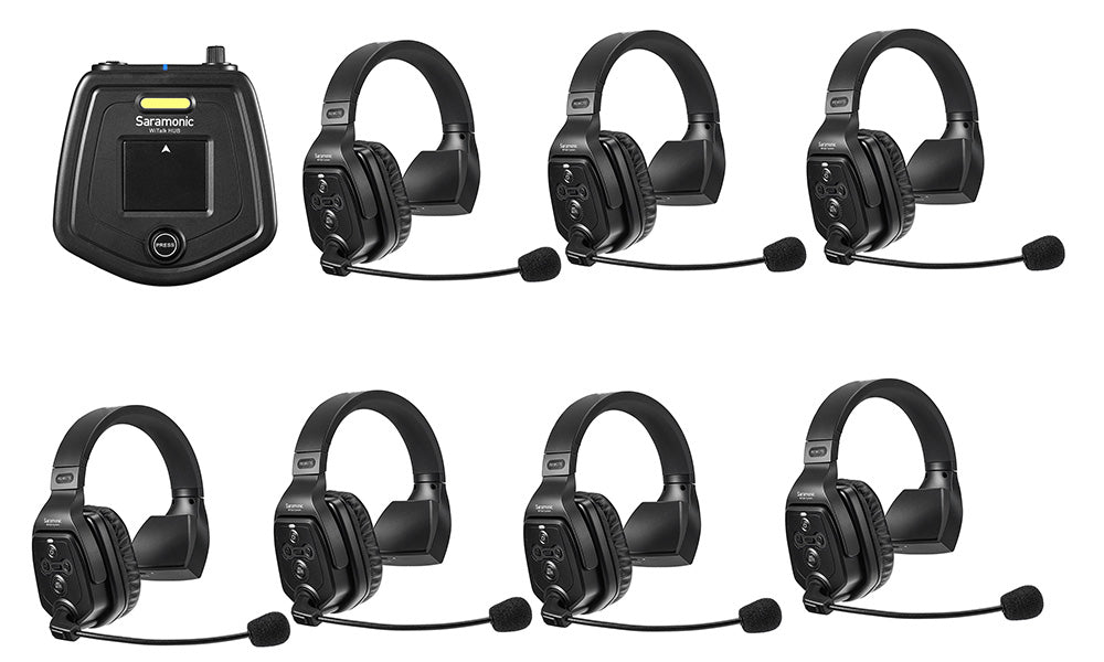 Saramonic WiTalk WT8S Full-Duplex Wireless Intercom Headset System