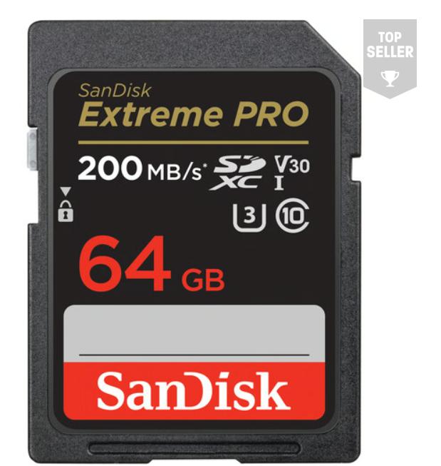 SanDisk 64GB Extreme PRO UHS-I SDXC Memory Card