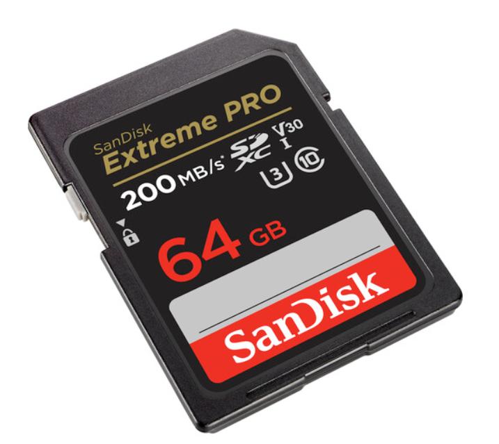 SanDisk 64GB Extreme PRO UHS-I SDXC Memory Card