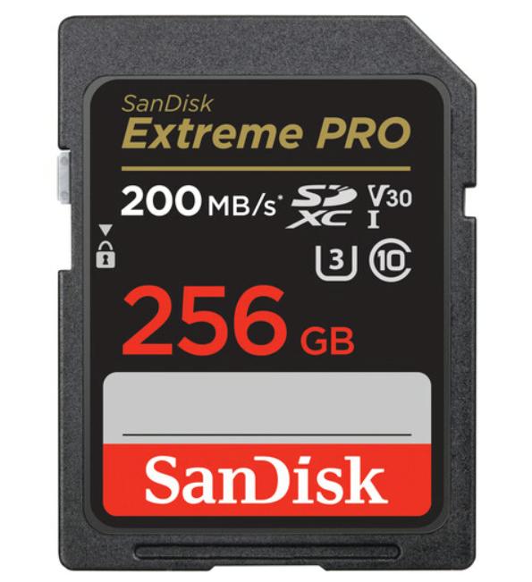 SanDisk 256GB Extreme PRO UHS-I SDXC Memory Card