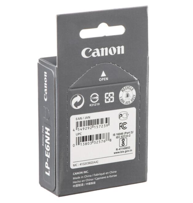 Canon LP-E6NH Lithium-Ion Battery (7.2V, 2130mAh)