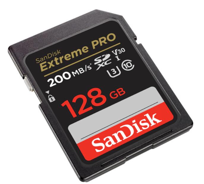 SanDisk 128GB Extreme PRO UHS-I SDXC Memory Card