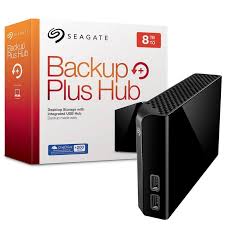 Seagate Backup Plus Hub 8TB Desktop Storage with Integrated USB Hub