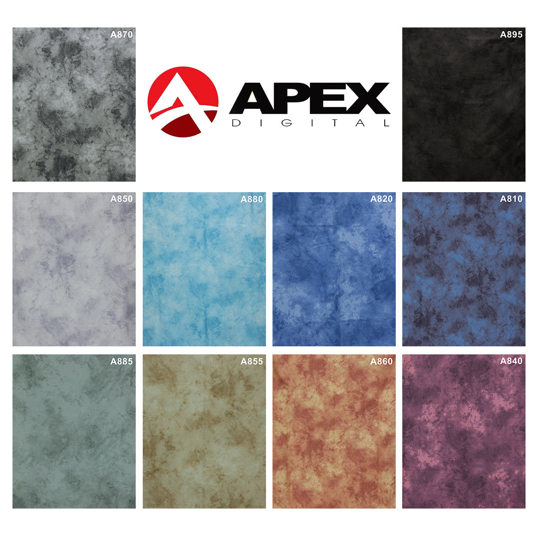 APEX Machine Dyed Patterned Muslin Cloth 10x20ft