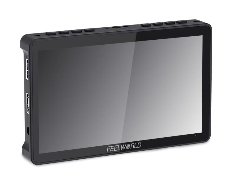 FEELWORLD F5 Pro V4 6 Inch Touch Screen DSLR Camera Field Monitor 3D LUT 4K HDMI Input Output Tilt Arm Power Output F970 Install and Power Kit to External Wireless transmission