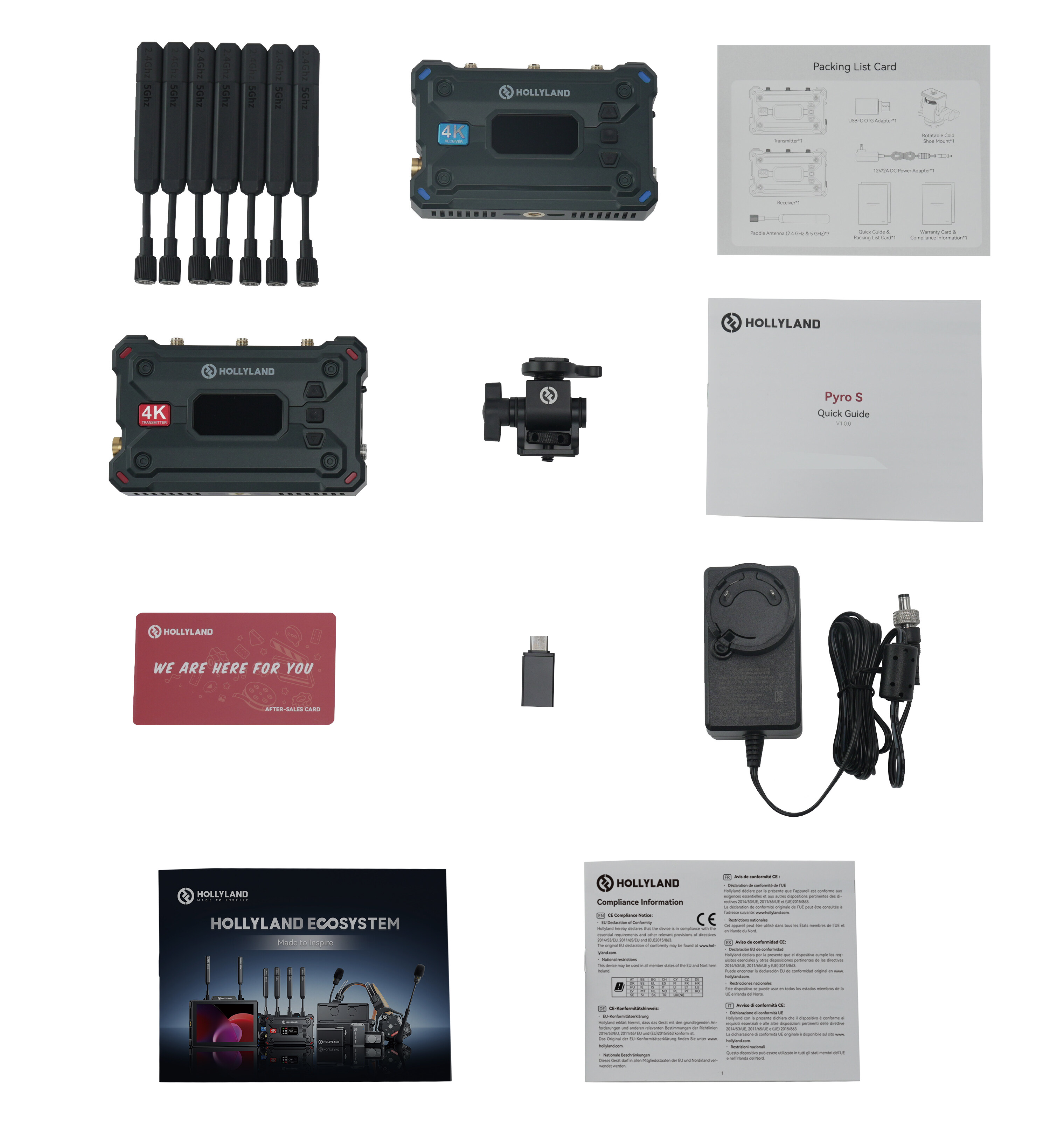 Hollyland Pyro S 4K HDMI/SDI Wireless Video Transmission System