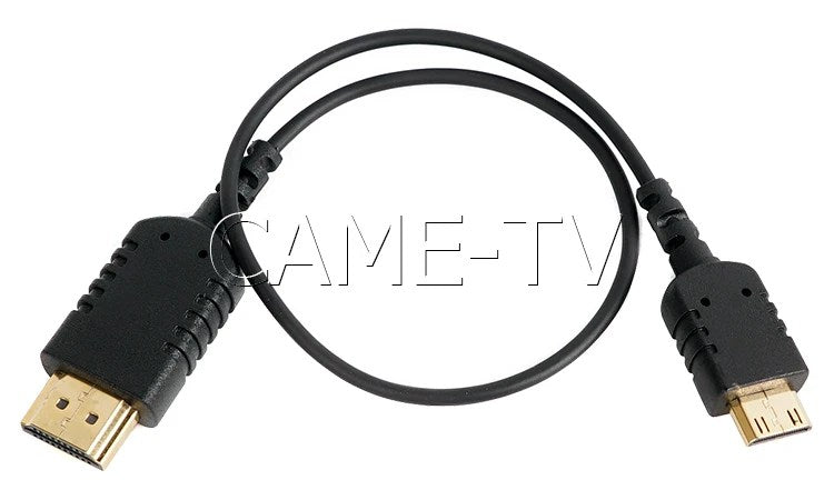 CAME-TV ULTRA-THIN AND FLEXIBLE HDMI to HDMI MINI CABLE AC (1ft 2ft 3ft 6ft)