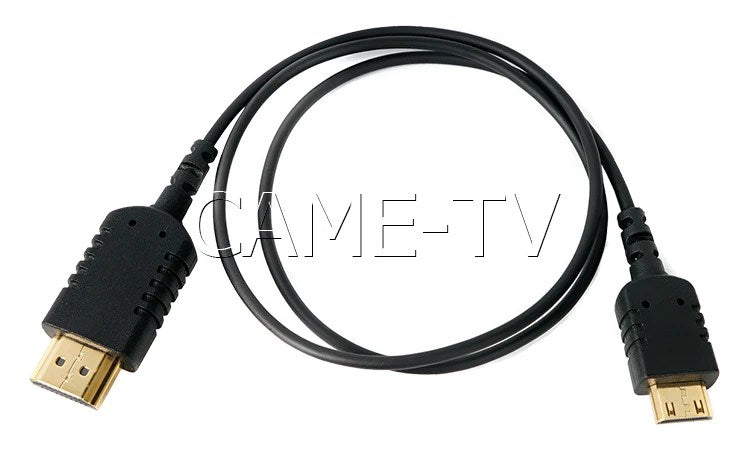 CAME-TV ULTRA-THIN AND FLEXIBLE HDMI to HDMI MINI CABLE AC (1ft 2ft 3ft 6ft)