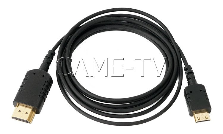 CAME-TV ULTRA-THIN AND FLEXIBLE HDMI to HDMI MINI CABLE AC (1ft 2ft 3ft 6ft)