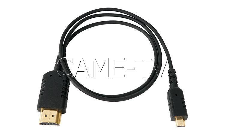 CAME-TV ULTRA-THIN AND FLEXIBLE HDMI to HDMI MICRO CABLE AD (1ft 2ft 3ft 6ft)